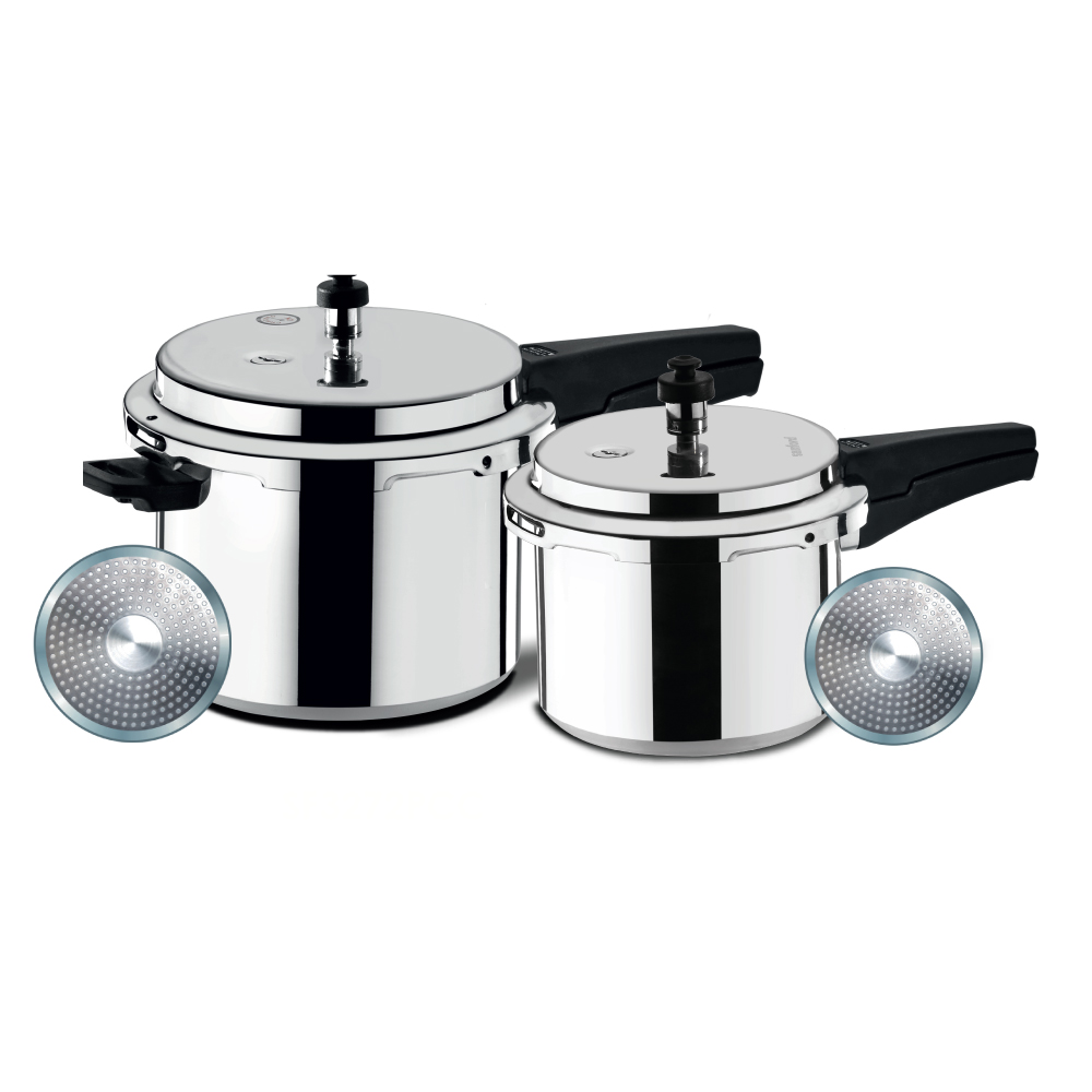 SF3272PCC - 3.0 + 5.0 LITRE ALUMINIUM PRESSURE COOKER	