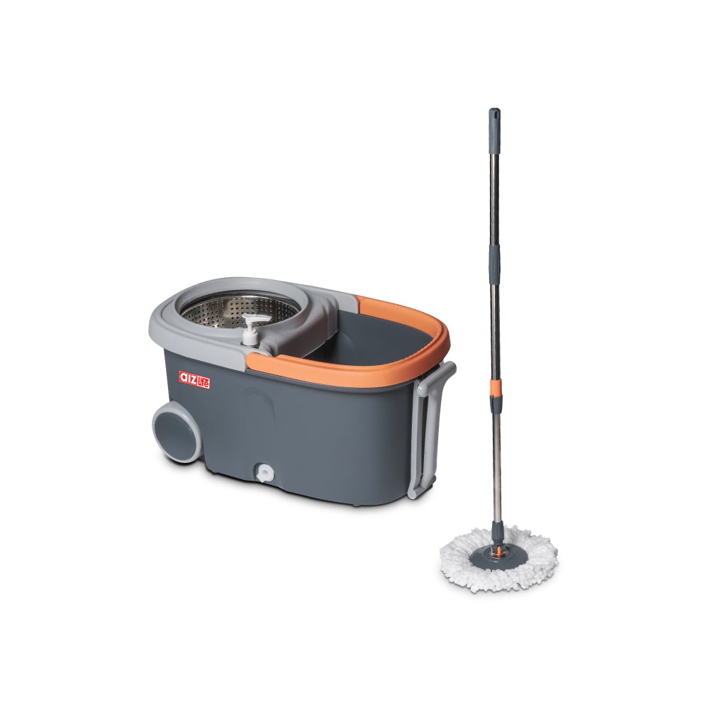 AizLife Spin Mop with 360° Rotation and Stainless Steel Basket | AL1500SP - Sanford India