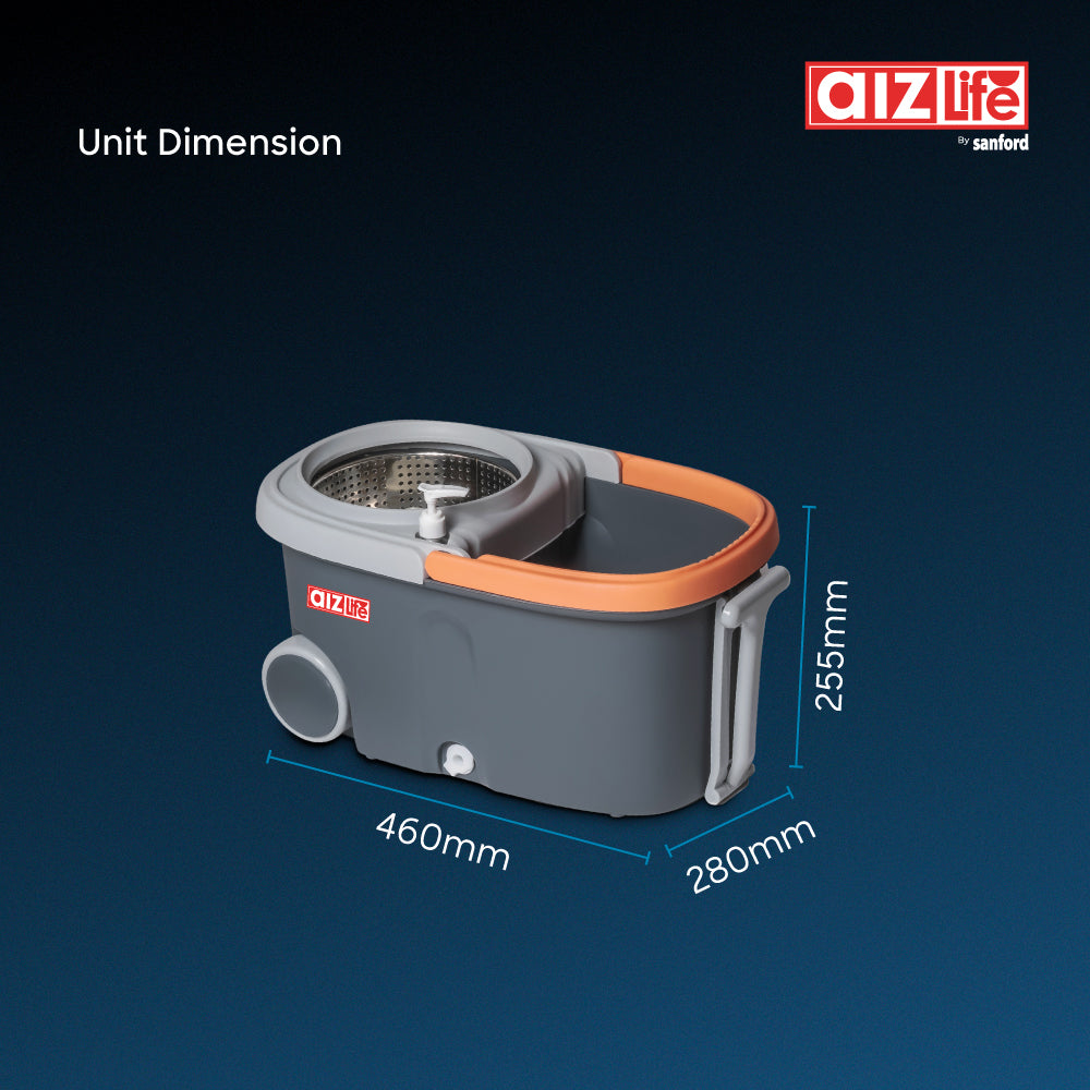 AizLife Spin Mop and Spray Mop Combo for Efficient Home Floor Care and Everyday Cleaning - Sanford India