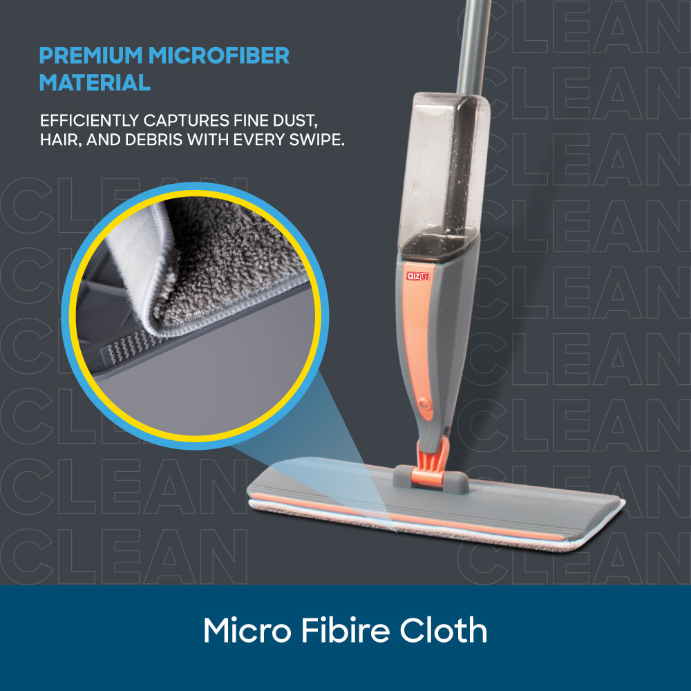 AizLife Spin Mop Square Head and Spray Mop Combo for Easy Daily Home Floor Cleaning Tasks - Sanford India