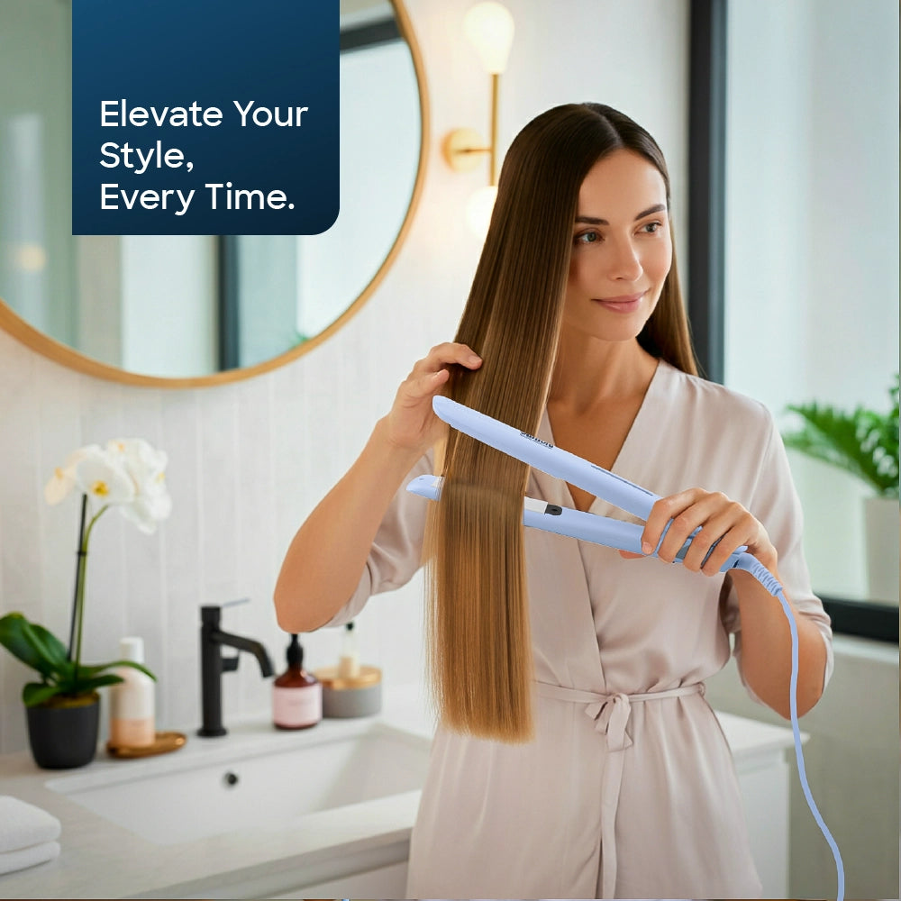 Sanford Hair Straightener 40W Ceramic Plates With Swivel Cord Design – SF1003HST