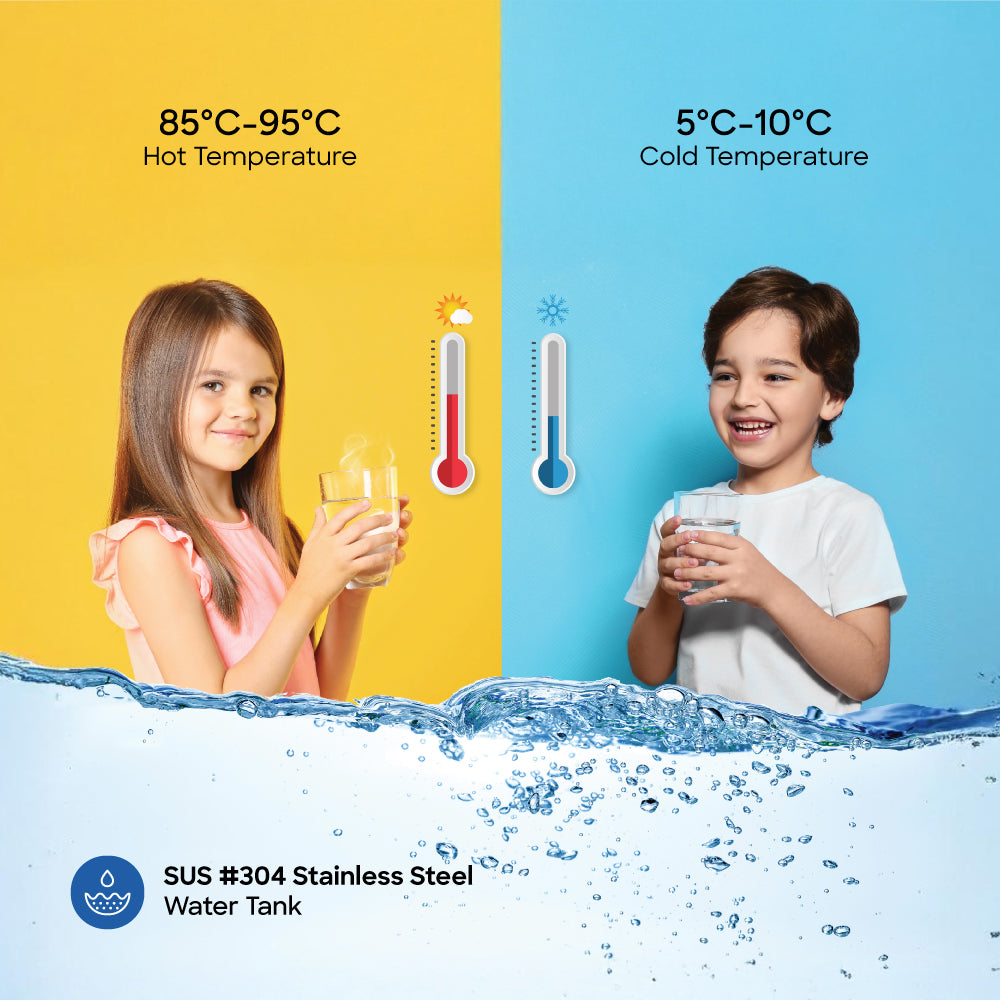 Sanford 3-Tap Water Dispenser with Hot Cold Function and Cabinet Storage | SF1403WD - Sanford India