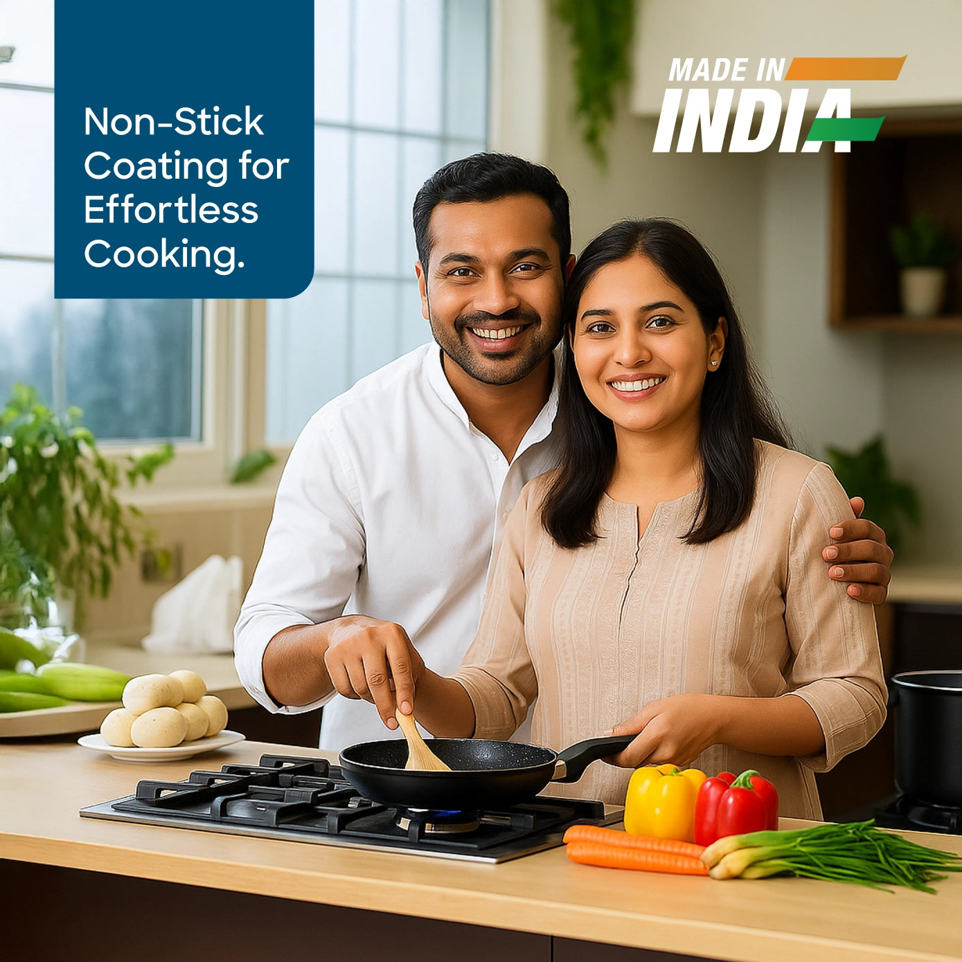 Sanford Non-Stick Tawa 25cm With Heavy-Duty Marble Base – SF15201FT