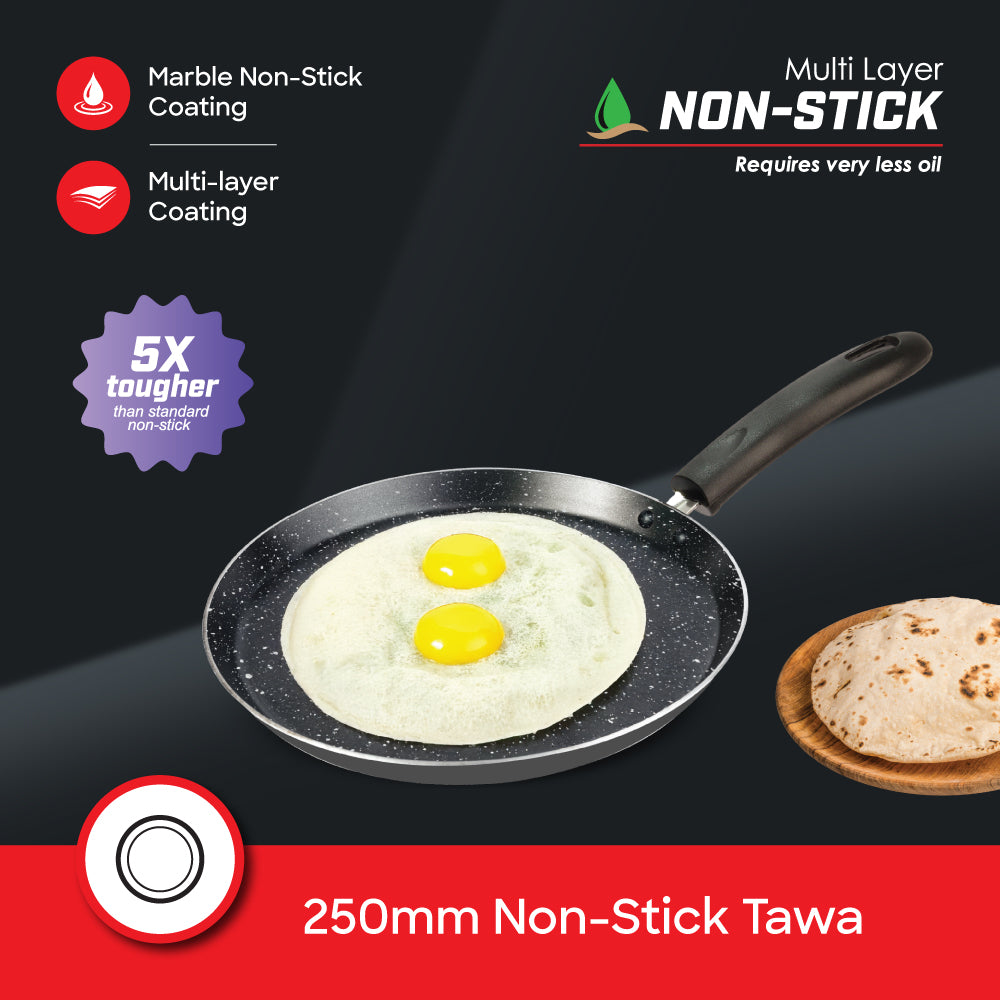 Sanford 25cm Marble Non-Stick Tawa with Heavy Base | SF15201FT - Sanford India