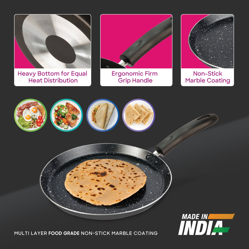 Sanford 25cm Marble Non-Stick Tawa with Heavy Base | SF15201FT - Sanford India