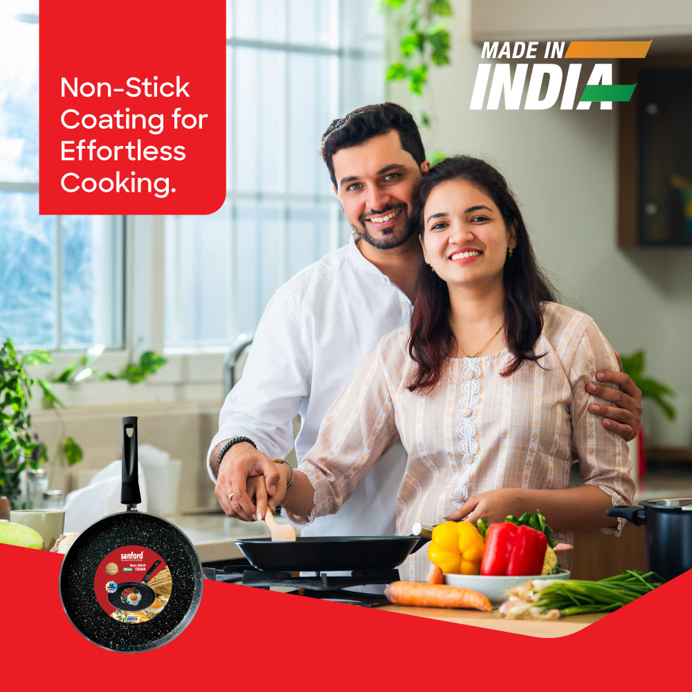 Sanford 25cm Non-Stick Tawa with Induction Base for Daily Cooking – SF15204CT - Sanford India