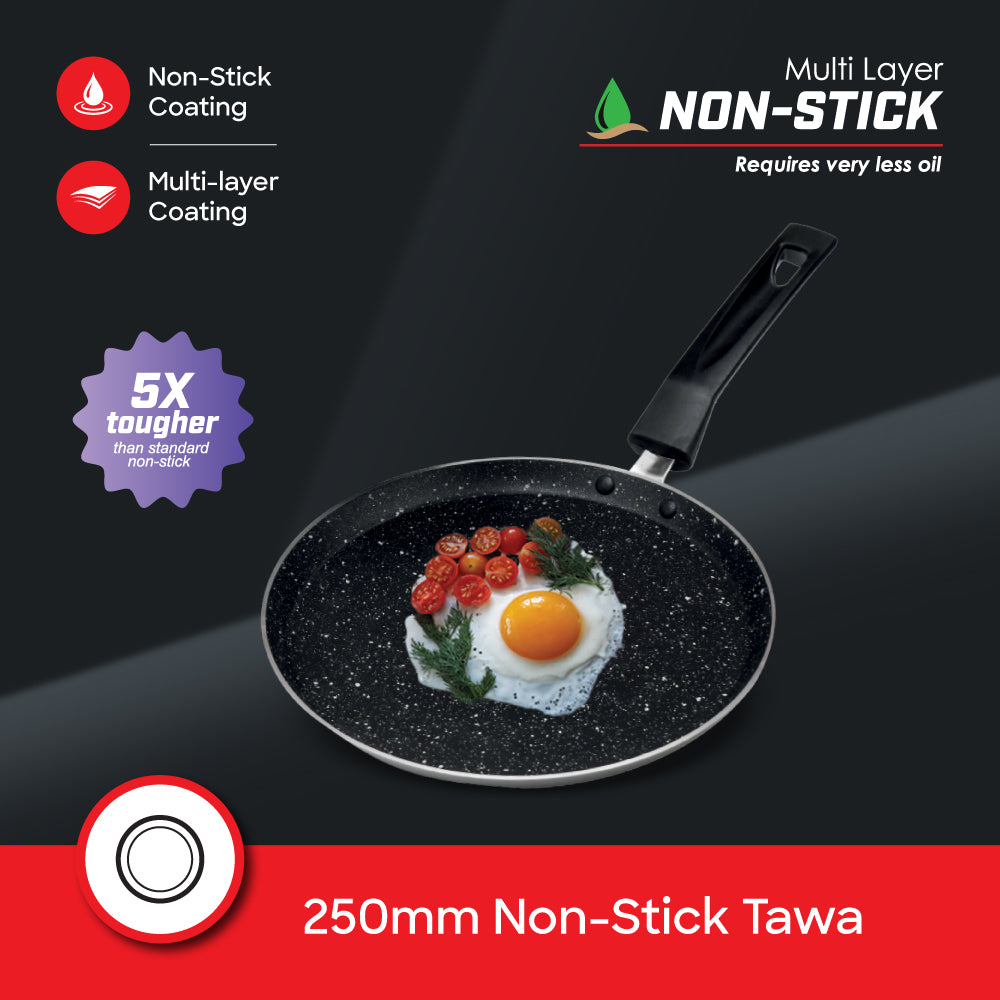 Sanford 25cm Non-Stick Tawa with Induction Base for Daily Cooking – SF15204CT - Sanford India