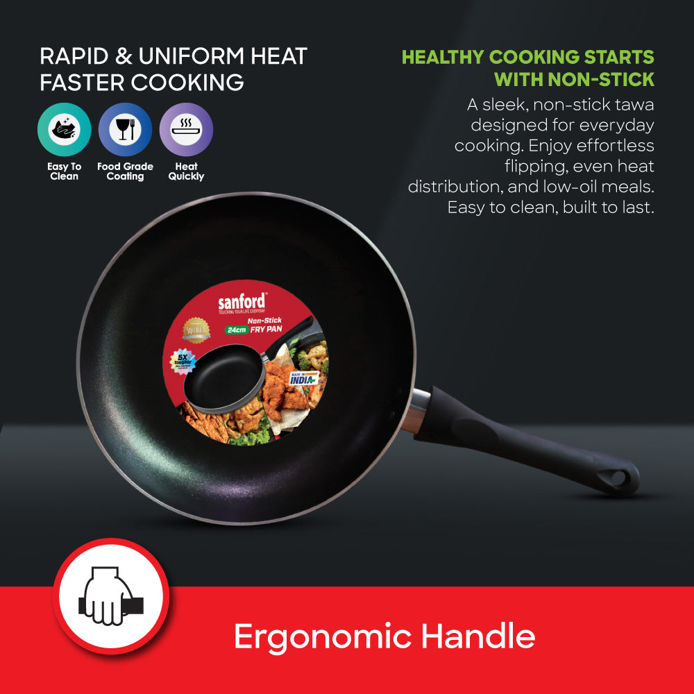 Sanford 24cm Non-Stick Fry Pan with Induction Base | SF15228FP - Sanford India