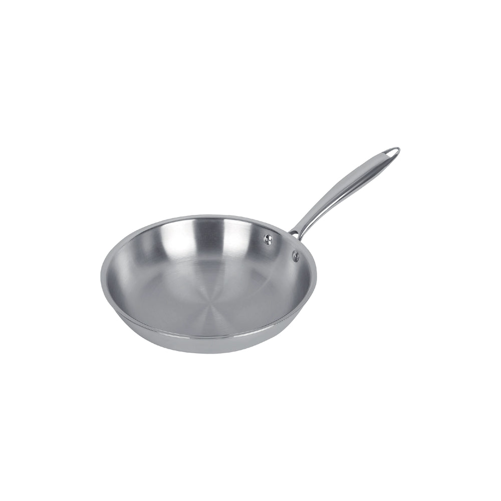 tri ply stainless steel best frying pan 24cm induction compatible 3 layer sanford 1