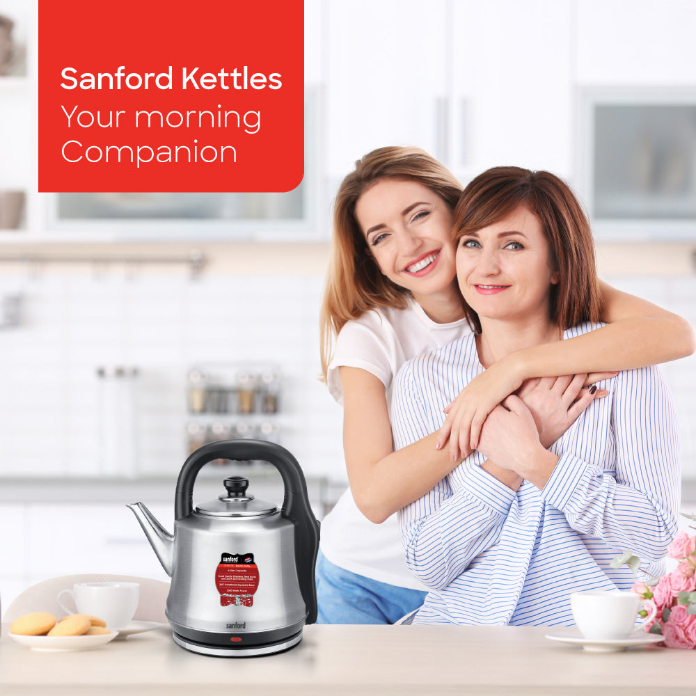 Sanford 4 Litre Electric Kettle with Stainless Steel Body and 2000W Power | SF1857EK - Sanford India