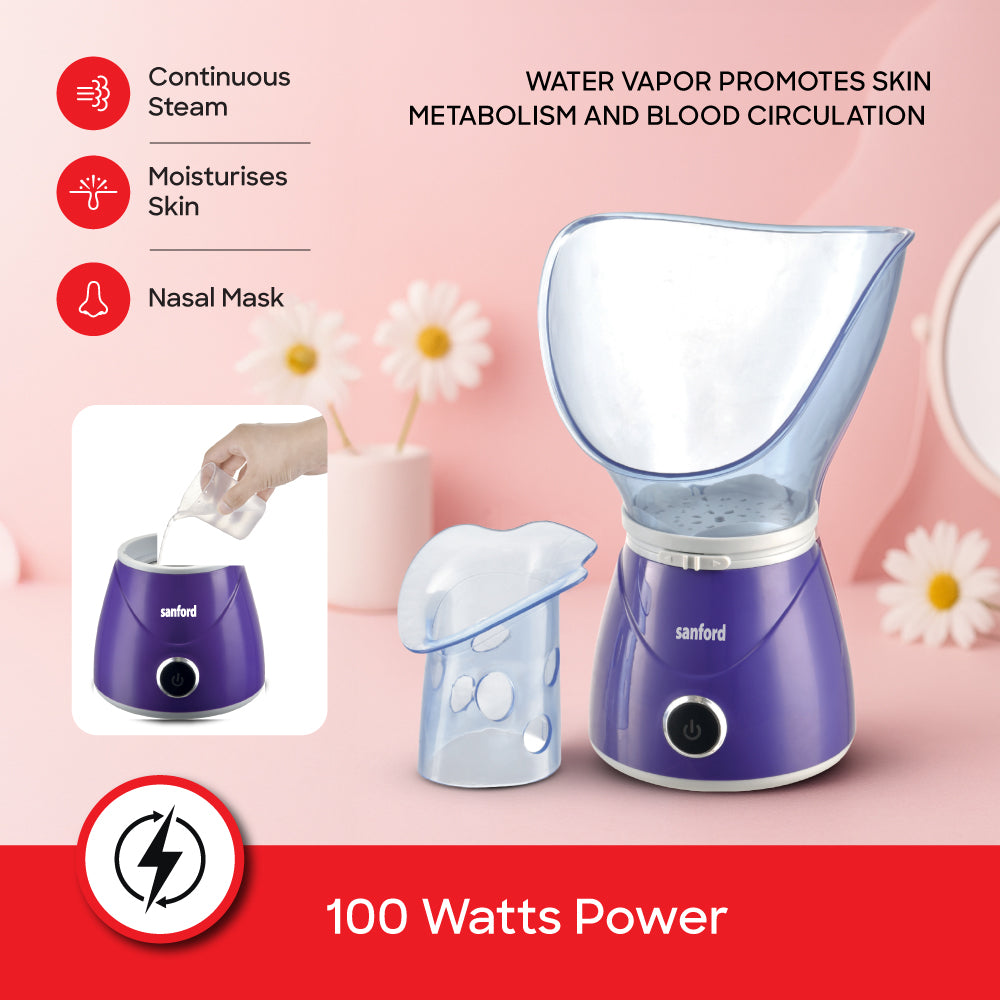 Sanford 2-in-1 Facial Steamer with Nasal Mask and Steam Control – SF1948FS - Sanford India