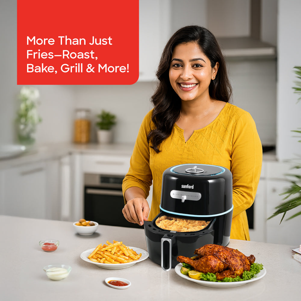 Sanford 5L Air Fryer with 360° Hot Air Circulation and 1500W Power | SF2450AF