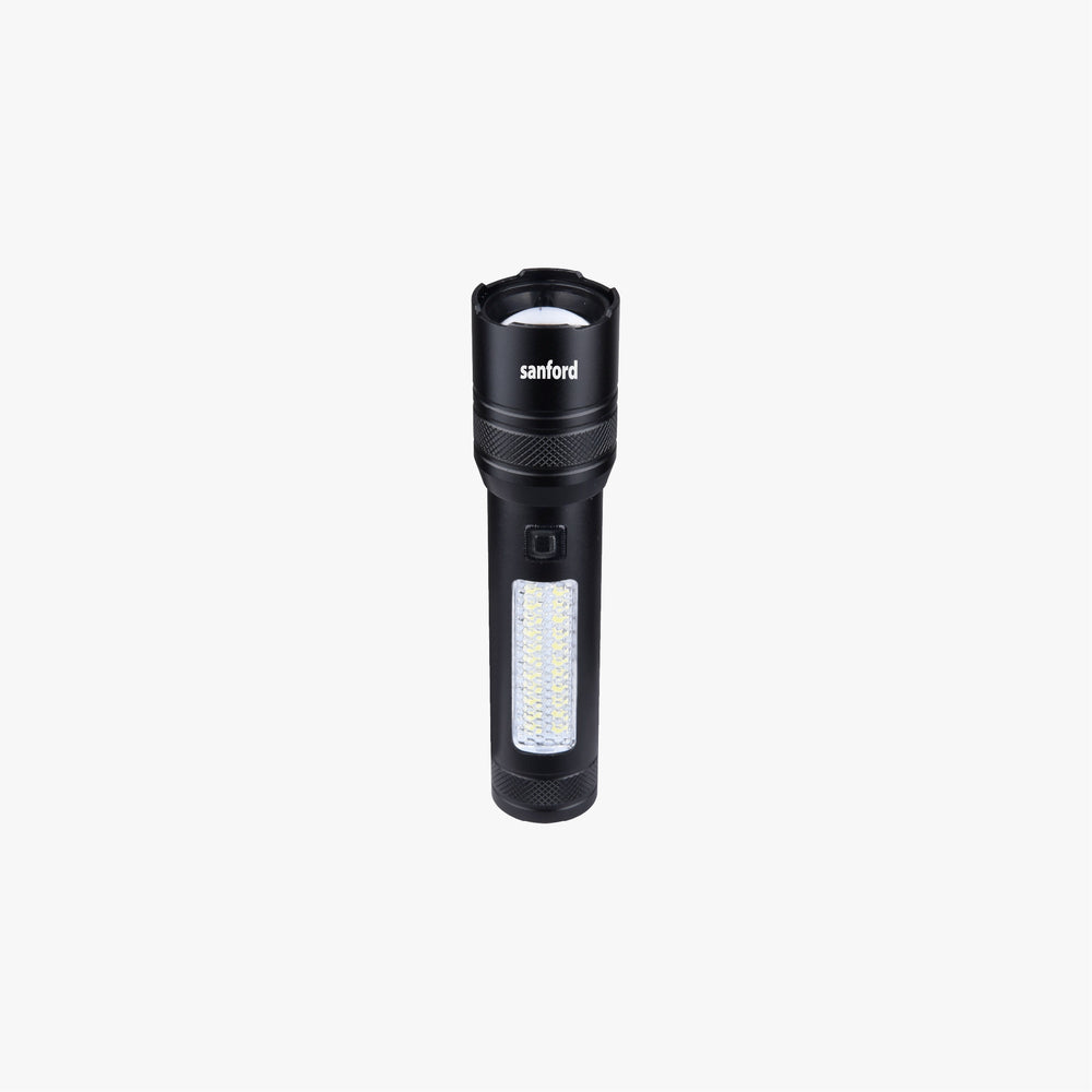 rechargeable led flashlight zoom function 600 lumens portable sanford 1