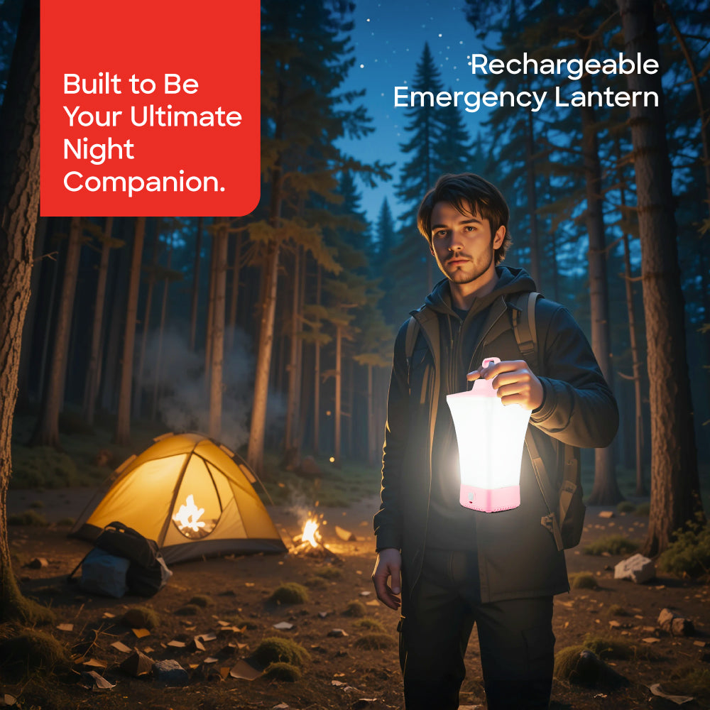 Sanford Rechargeable LED Camping Emergency Lantern with 4 Lighting Modes and USB Charging | SF2723EL