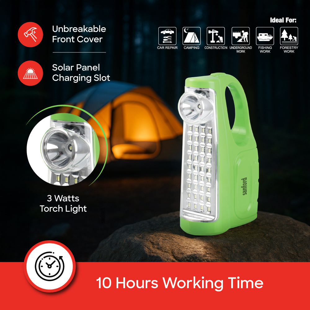 Sanford 2-in-1 Rechargeable LED Lantern with Torch and Portable Design | SF2734EL - Sanford India