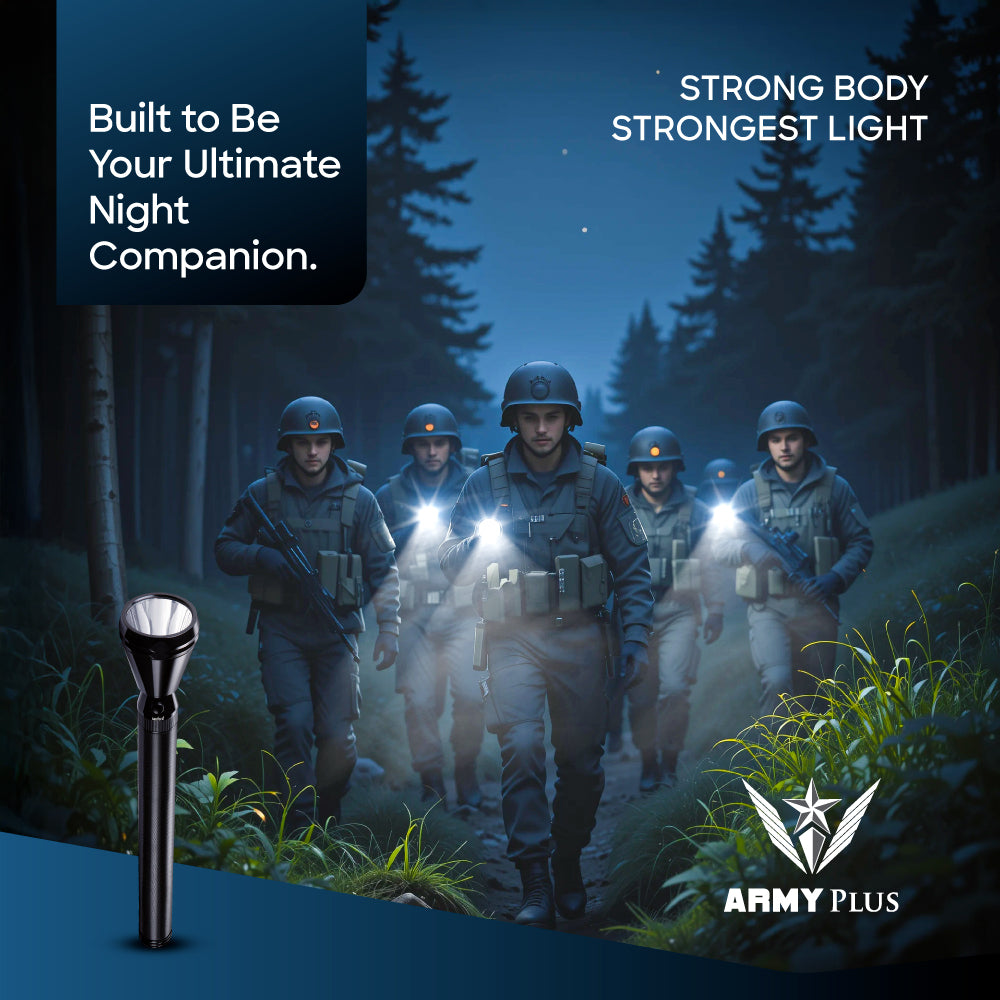 Sanford LED Torch Army Plus Series Rechargeable 2100 Meter Range (SF4129SL)