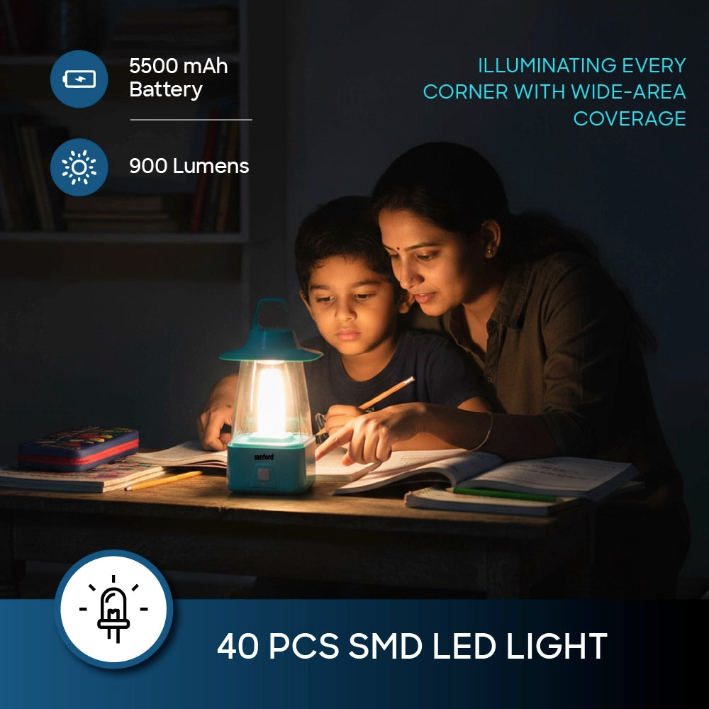 Sanford 65-hour backup emergency lantern with bright SMD LED lights.