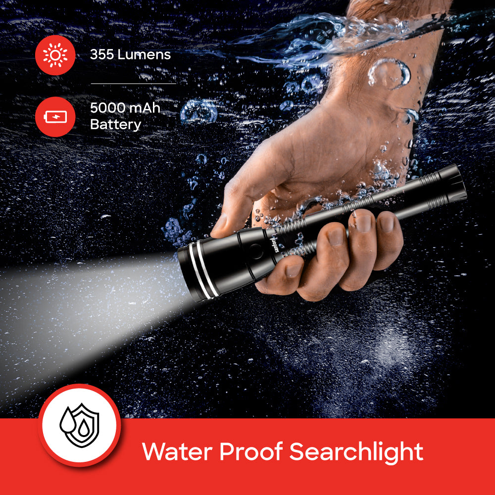 Sanford Submarine Series Rechargeable LED Search Light with 2500 Meter Beam | SF4645SL 2SC - Sanford India