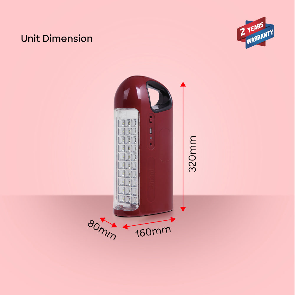 Sanford Rechargeable LED Lantern with Dual Mode and Portable Handle | SF465EL A - Sanford India