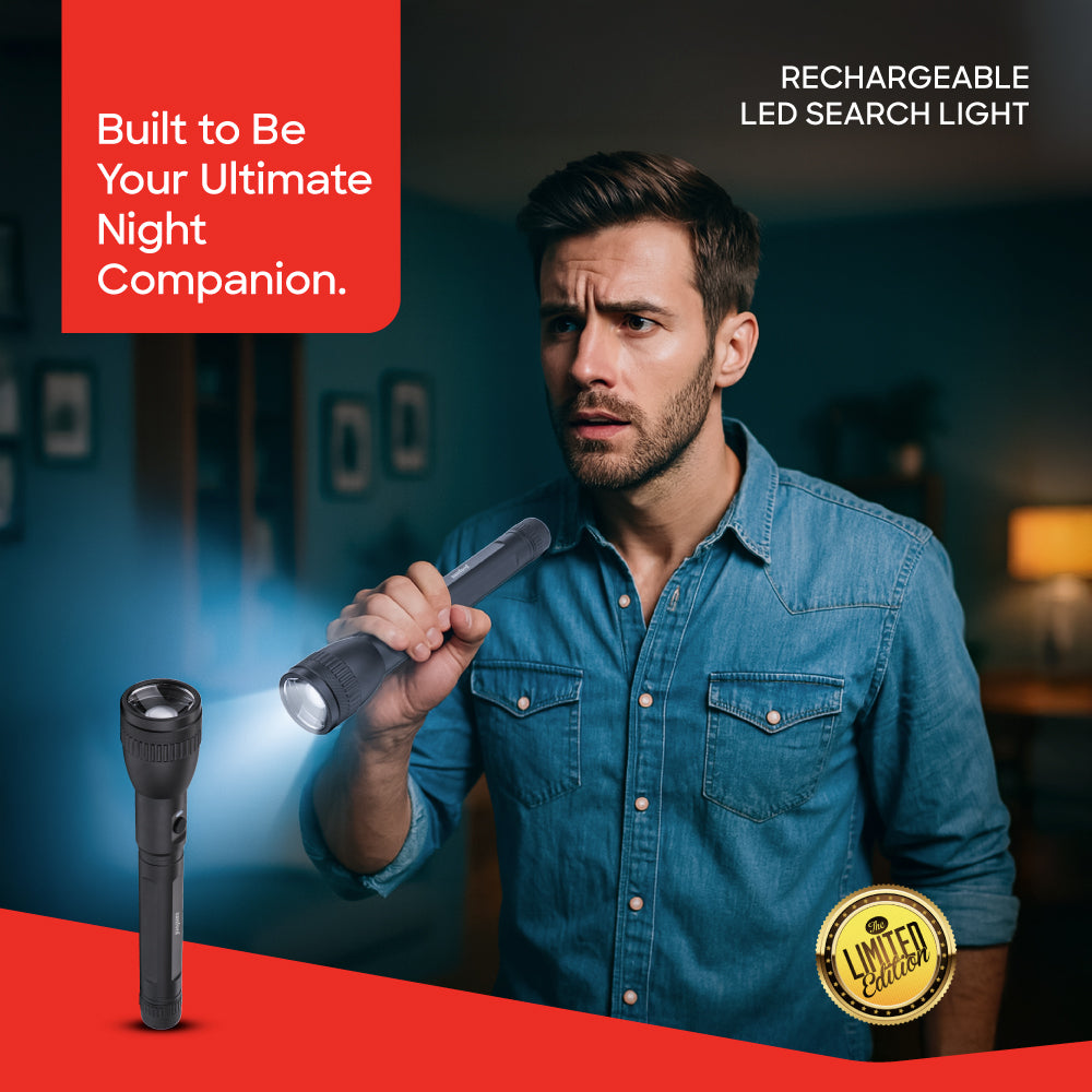 Sanford Glass Breaker Series 20W Rechargeable LED Search Light with 2200m Range | SF4667SL - Sanford India