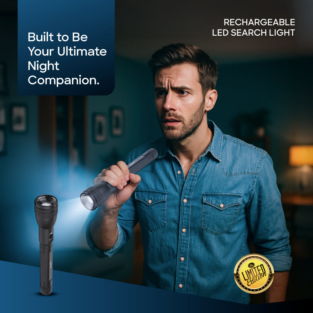 Sanford LED Torch Glass Breaker Series Rechargeable 2200 Meter Range (SF4667SL)