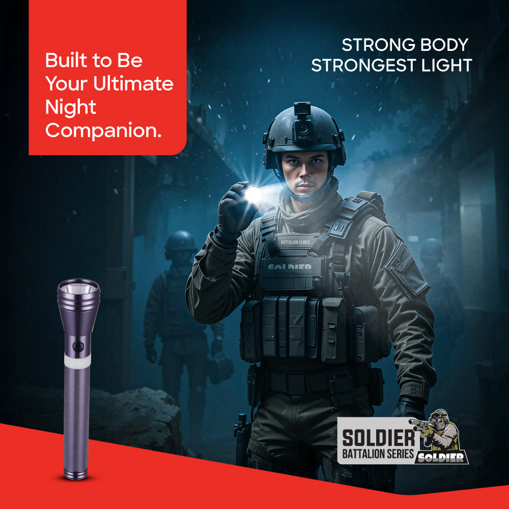 Sanford Rechargeable LED Search Light with 2200m Range and 5000mAh Battery | SF4669SL