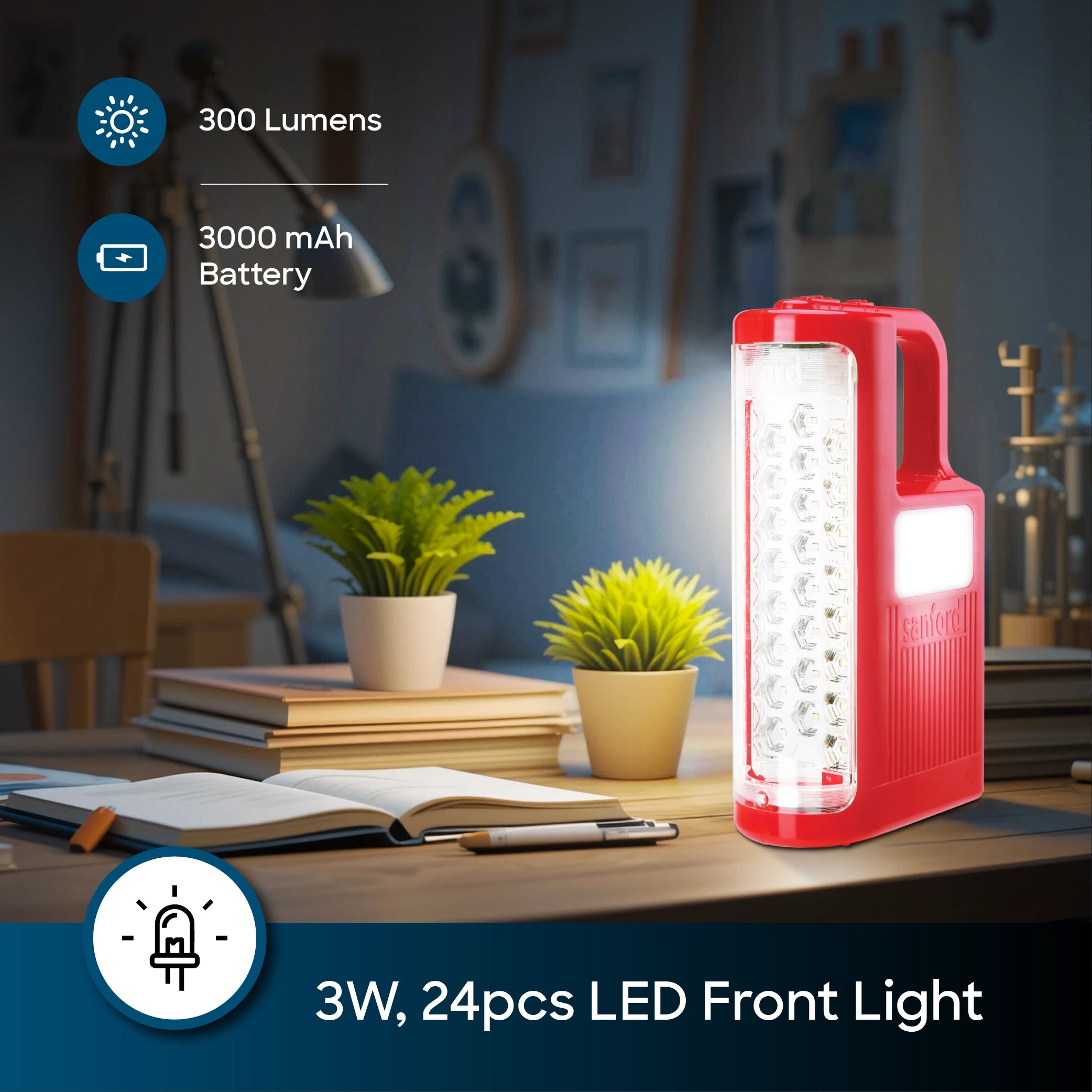 rechargeable emergency lantern hybrid energy technology portable sanford 4