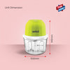 Sanford 350ml Rechargeable Food Chopper with USB Charging and Steel Blades | SF5585RFC - Sanford India