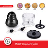 Sanford 250W Food Chopper with 750ml Bowl and 4 Blade System | SF5595FC - Sanford India