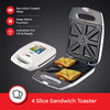 Sanford 1400W Sandwich Maker with Non-Stick Plates and 4 Slice Capacity | SF5723ST - Sanford India