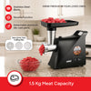 Sanford 2000W Meat Grinder with 3 Stainless Steel Blades and Attachments | SF5859MG - Sanford India