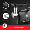 Sanford 2000W Meat Grinder with 3 Stainless Steel Blades and Attachments | SF5859MG - Sanford India