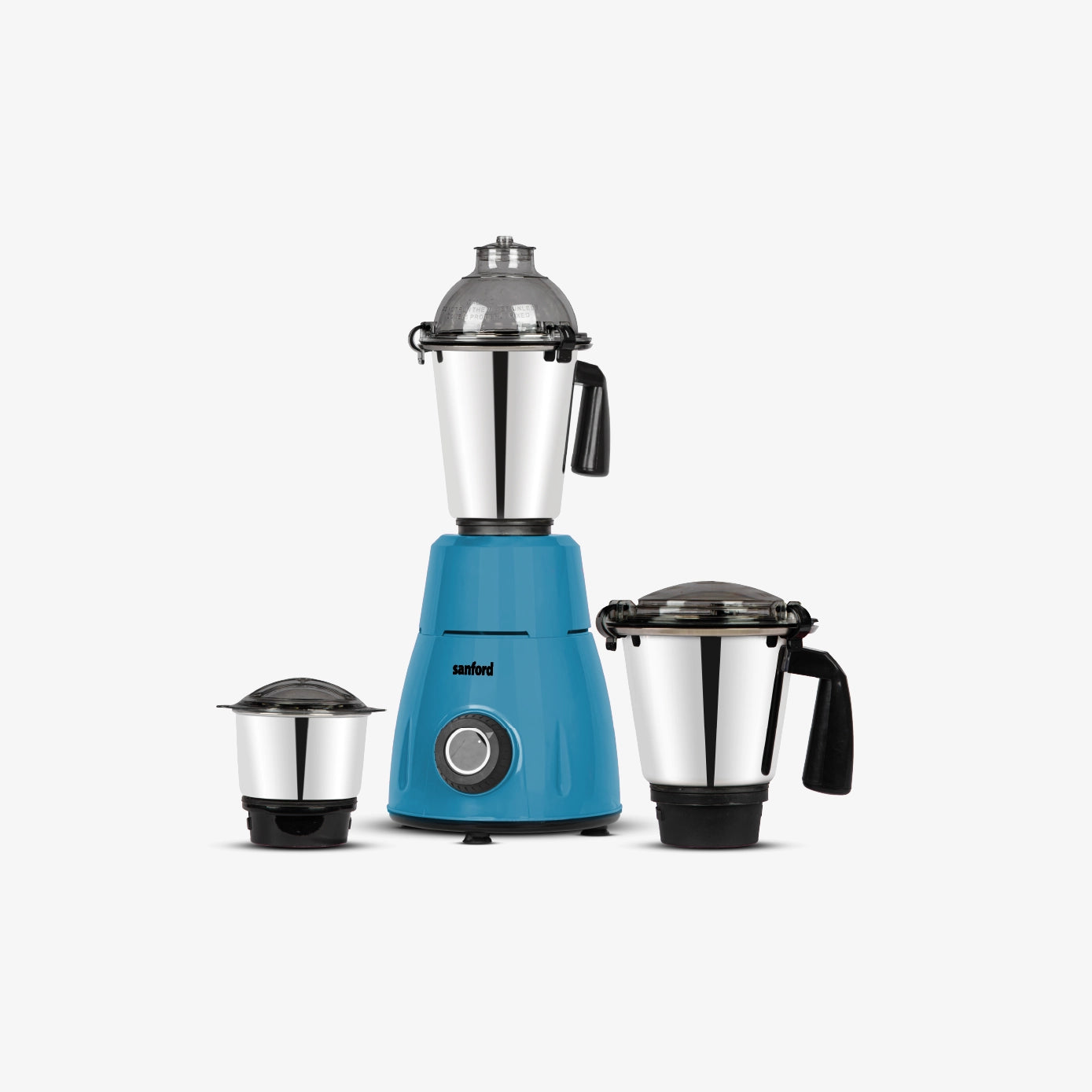 Sanford 3-In-1 Mixer Grinder 800W With 3 Stainless Steel Jars and 3-Speed Rotary Control - SF5901GM - Sanford India