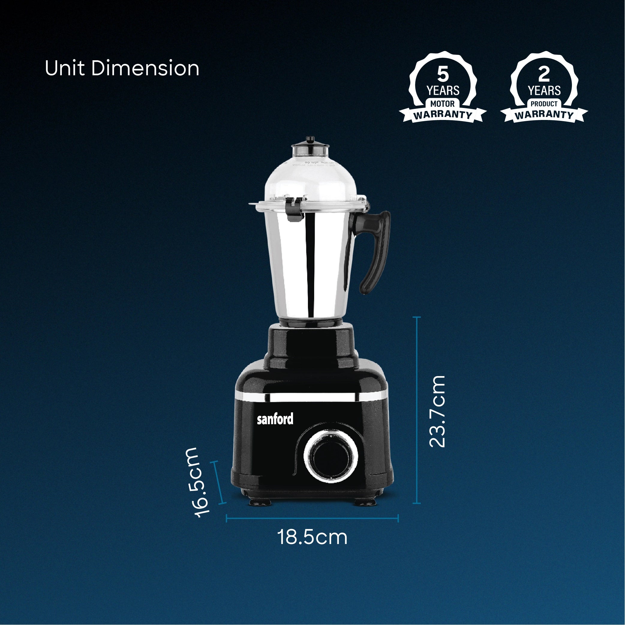 1000W mixer grinder 5 in 1 juicer jar system sanford 6