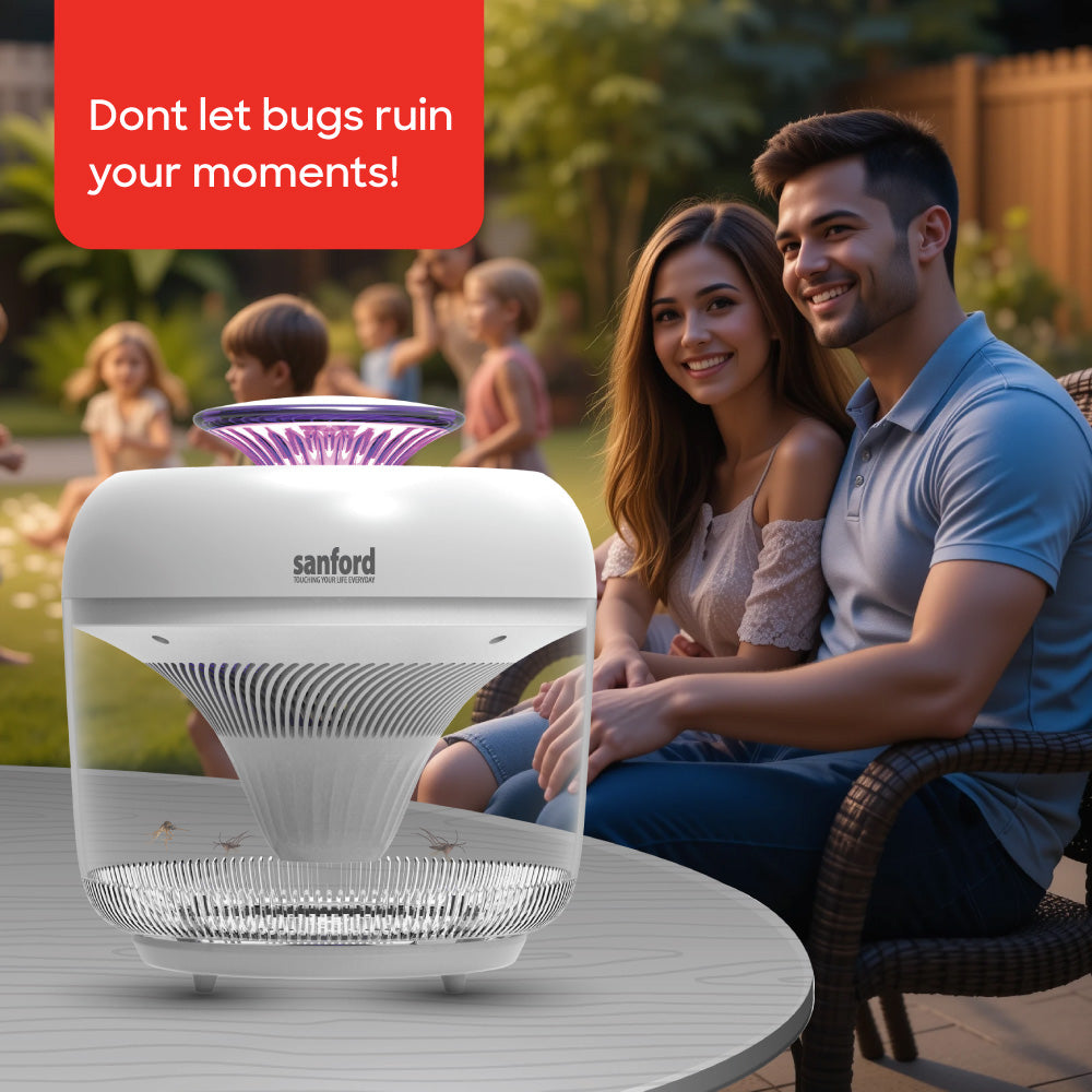 Sanford 360° Silent Mosquito Killer – USB Powered, Safe for Babies & Indoor Use, Chemical-Free | SF633MK