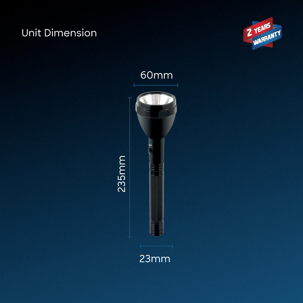 Sanford LED Torch Flashlight Supernova Series Rechargeable Long-Range 2600m – SF6351SLC - Sanford India