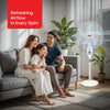 Sanford Rechargeable 18Inch Stand Fan with LED Light | SF6600RSFN