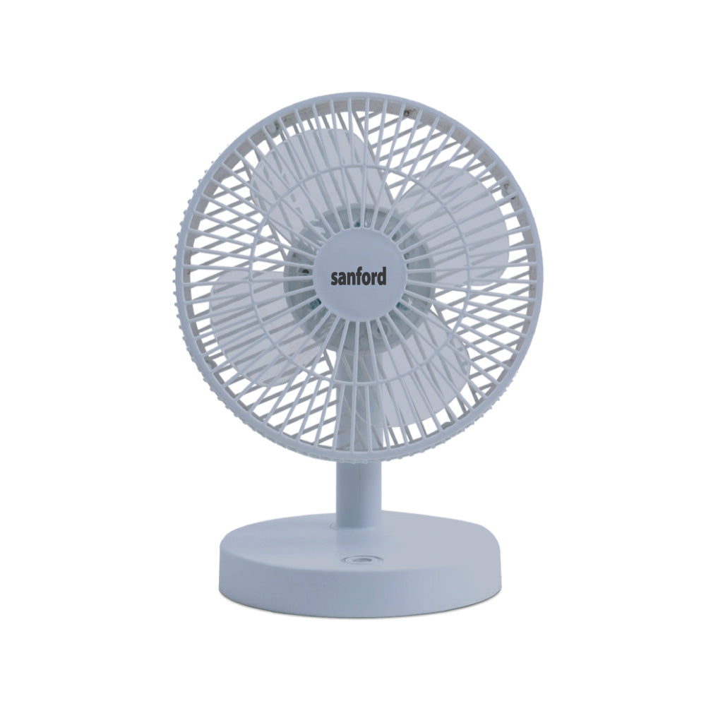 Sanford 7 Inch Rechargeable MultiFunctional Table Fan with 3 Speed | SF6668MFN - Sanford India