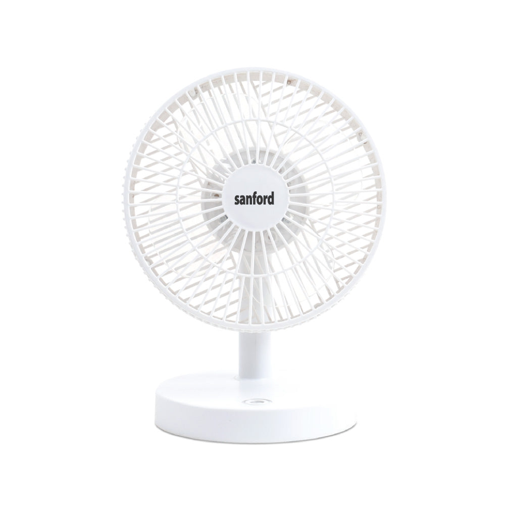 Sanford 7 Inch Rechargeable MultiFunctional Table Fan with 3 Speed | SF6668MFN - Sanford India