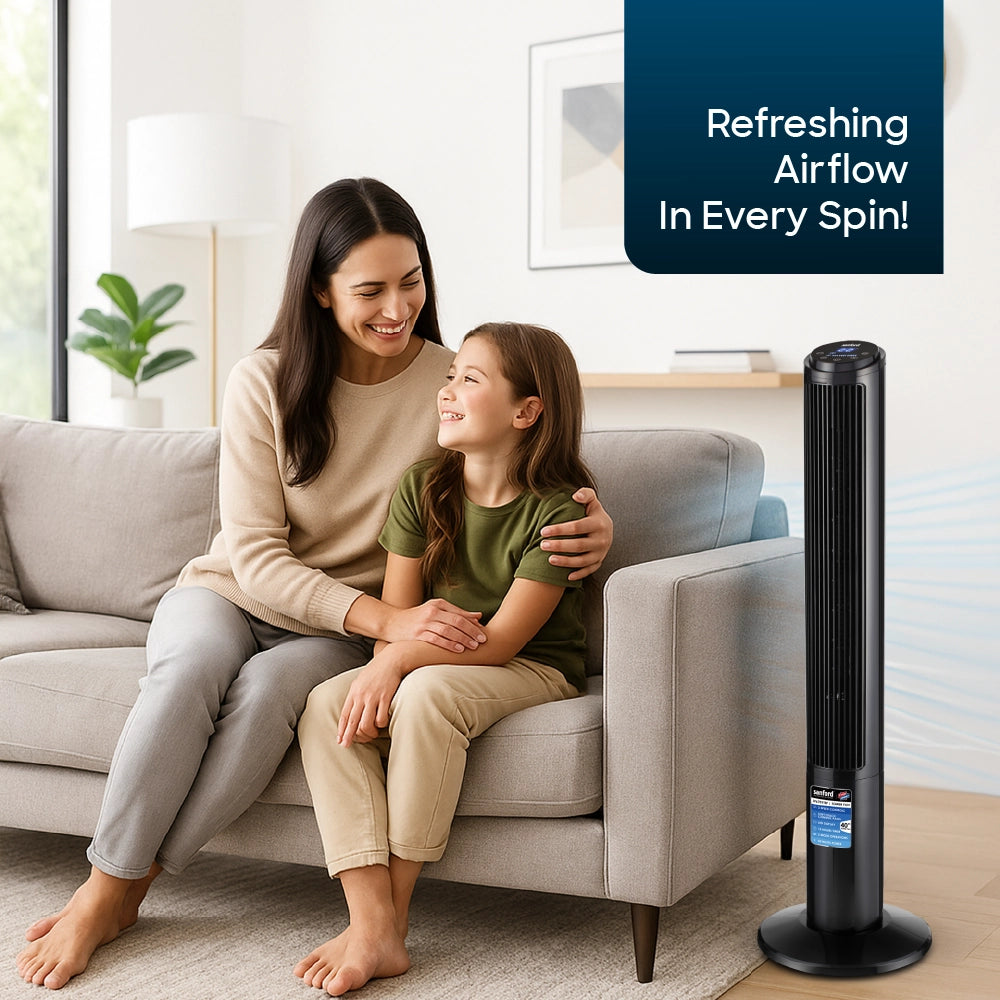 Sanford Tower Fan 40-Inch With Remote Control and LED Display – SF6701TRF