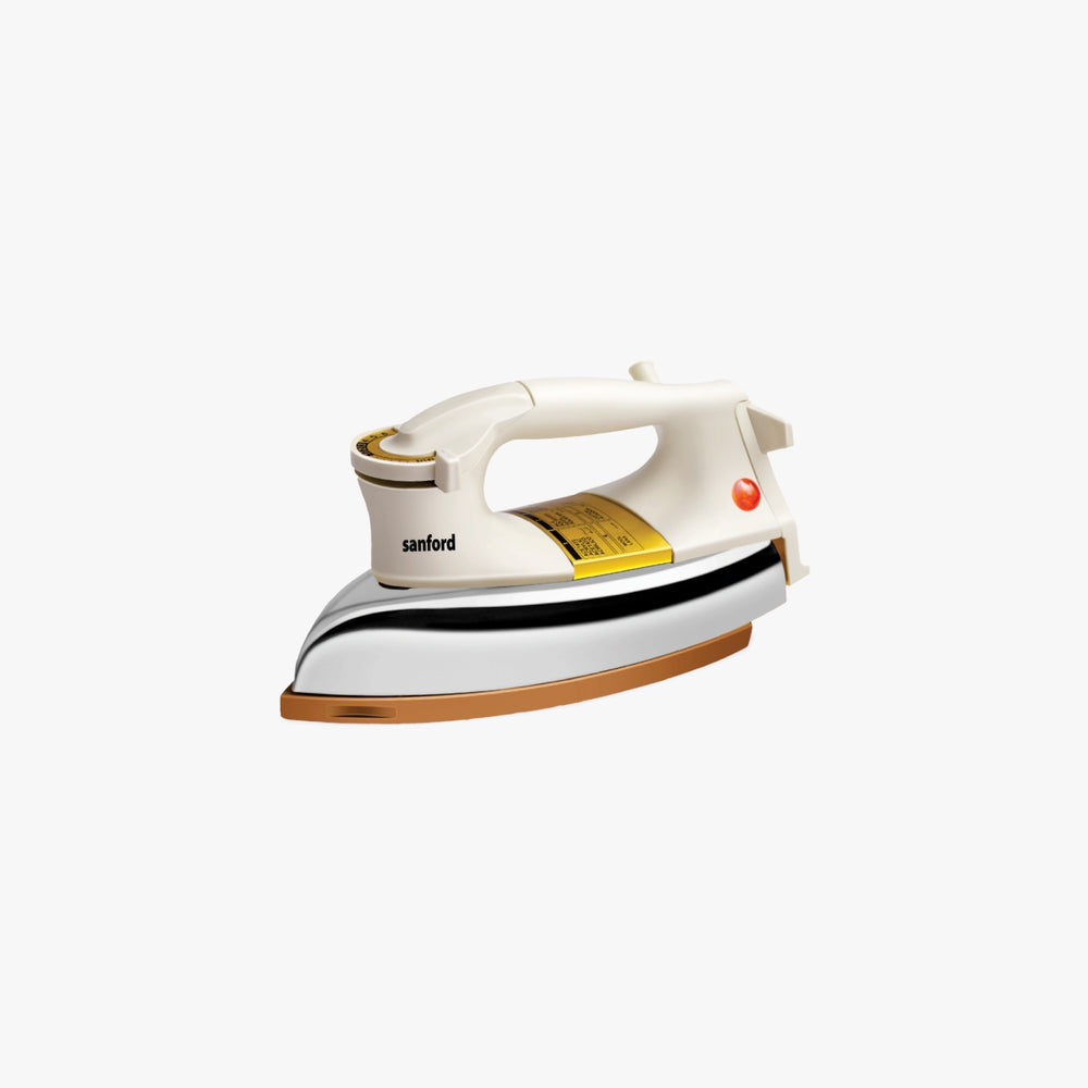Sanford SF81DI 1000W dry iron with golden ceramic soleplate for wrinkle-free clothes India