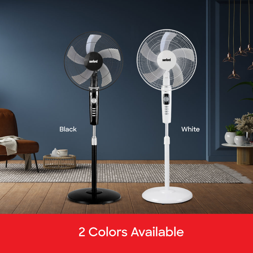 Sanford 18 Inch Stand Fan with 3 Speed Control and Height Adjustment | SF938SFN - Sanford India