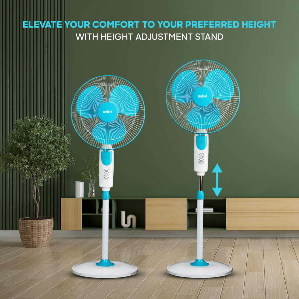 Sanford Stand Fan 16-Inch with 3-Speed Settings and 60W Motor | SF940SFN - Sanford India