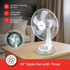 Sanford 16 Inch Table Fan with Timer Function and 3 Speed Modes | SF951TFN - Sanford India