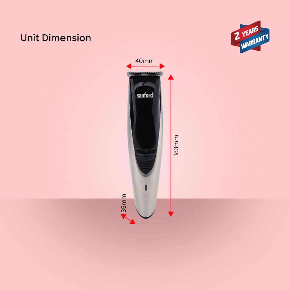 Sanford Rechargeable Hair Clipper with Stainless Steel Blade and 4 Combs | SF9739HC - Sanford India