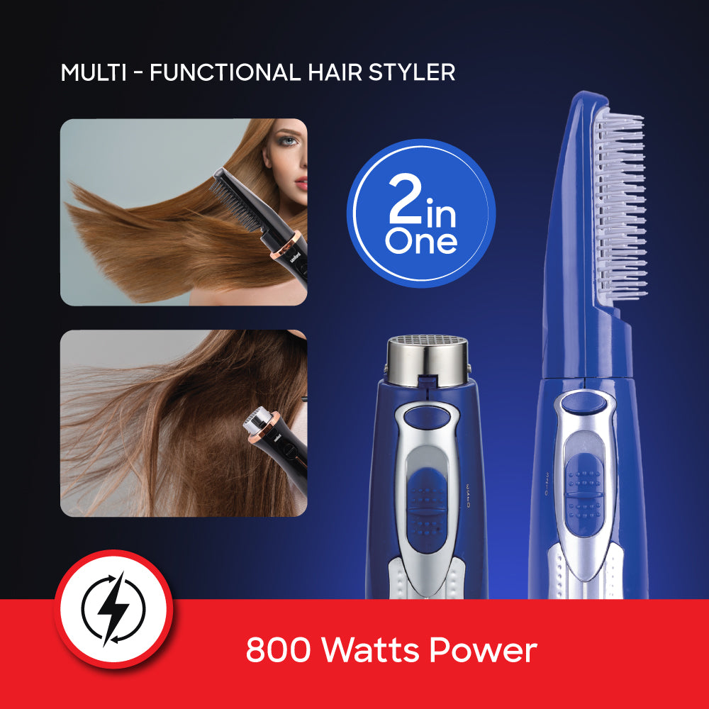Sanford 800W Hair Styler with 2-in-1 Brush and Heat Settings | SF9751HS - Sanford India