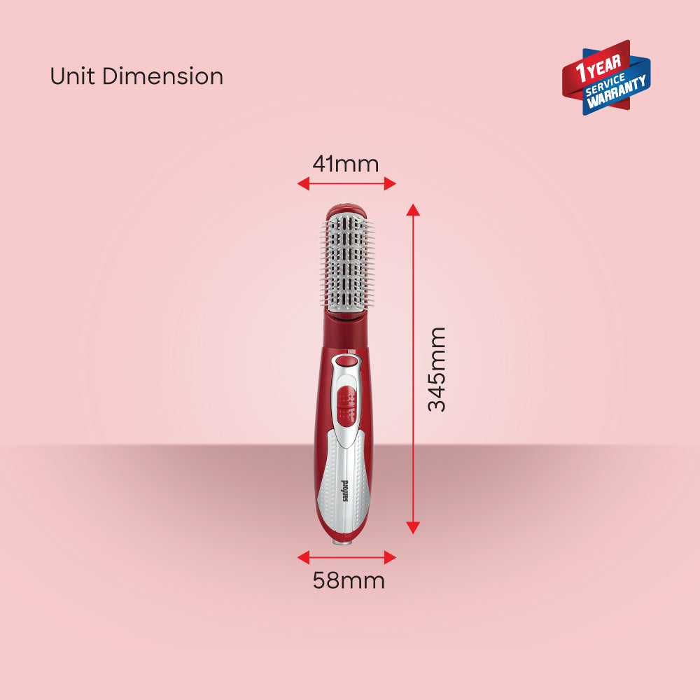 Sanford 800W Hair Styler with 2-in-1 Brush and Heat Settings | SF9751HS - Sanford India