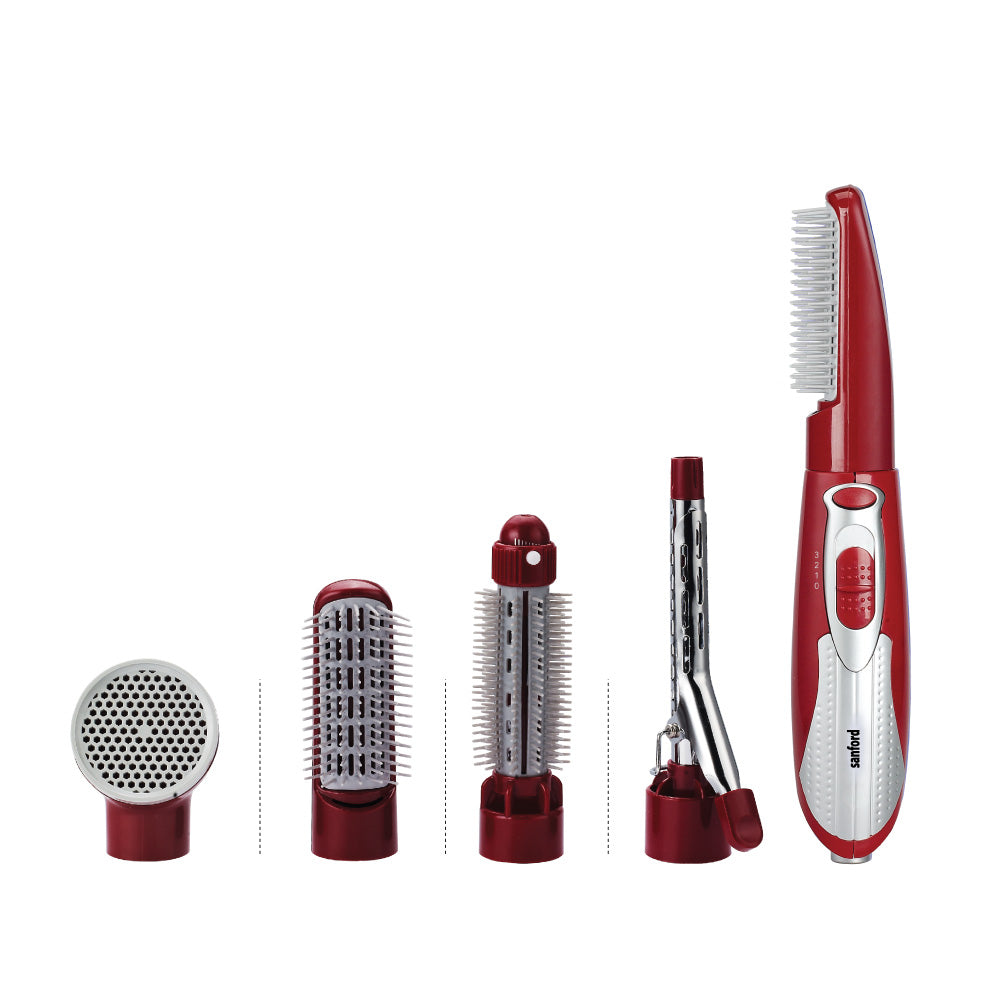 Sanford 800W 5-in-1 Hair Styler with Temperature Control and Attachments (SF9753HS) - Sanford India